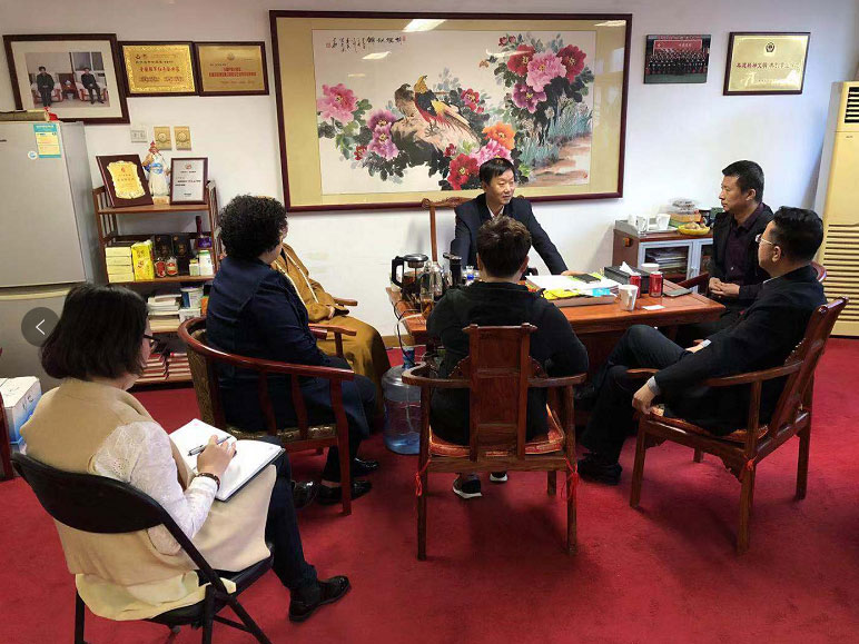 辽宁省朝阳市管委会领导莅临岳氏集团交流考察