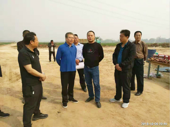 魏县领导莅临岳氏集团视察指导工作